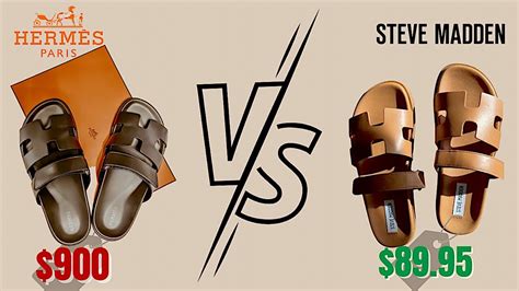 hermes sandals real vs fake|hermes sandals vs steve madden.